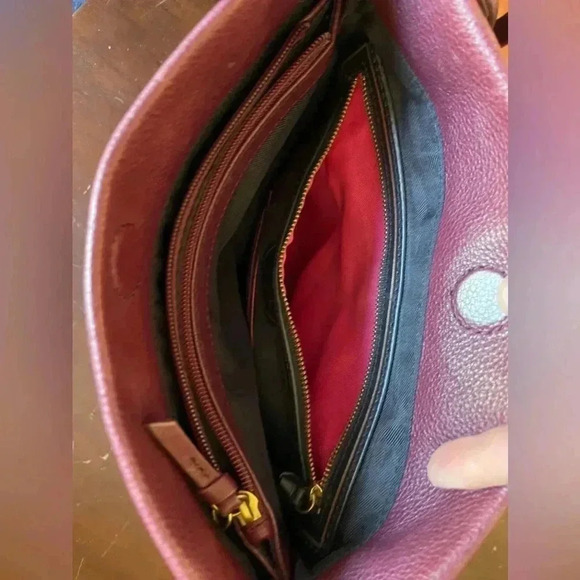 The Sak collective burgundy leather crossbody. - Picture 13 of 16